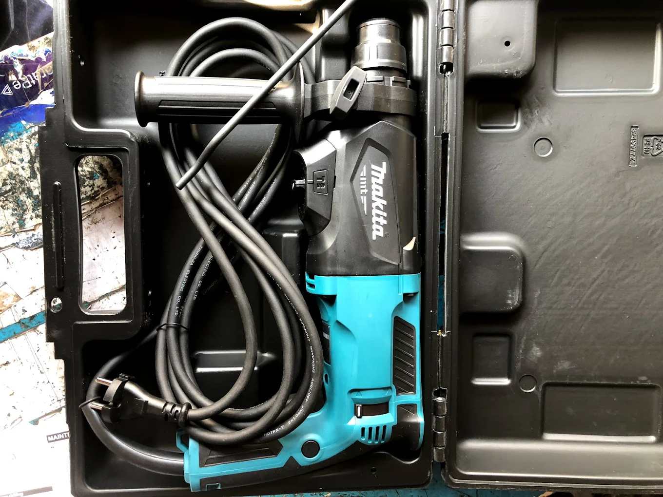 Makita electric power tool in its case